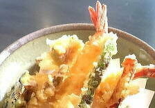 活きえびの天ぷら